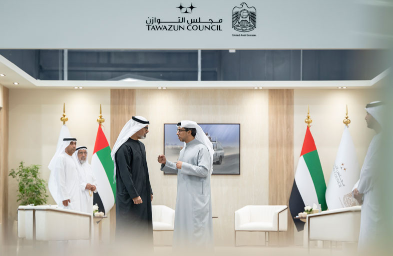منصور بن زايد يترأس الاجتماع الأول للجنة التنفيذية لمجلس إدارة مجلس التوازن لعام 2025 