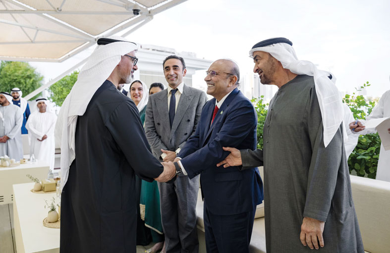 رئيس الدولة: عضوية باكستان في مجلس الأمن الدولي تعزز تعاونها مع دولة الإمارات في منظمة الأمم المتحدة لدعم السلام  