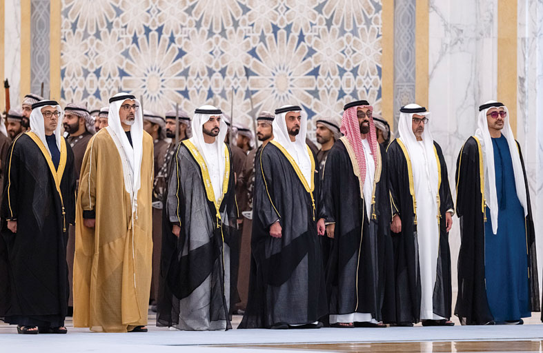 جرت له مراسم استقبال رسمية في قصر الوطن..رئيس الدولة يستقبل الرئيس الأميركي 