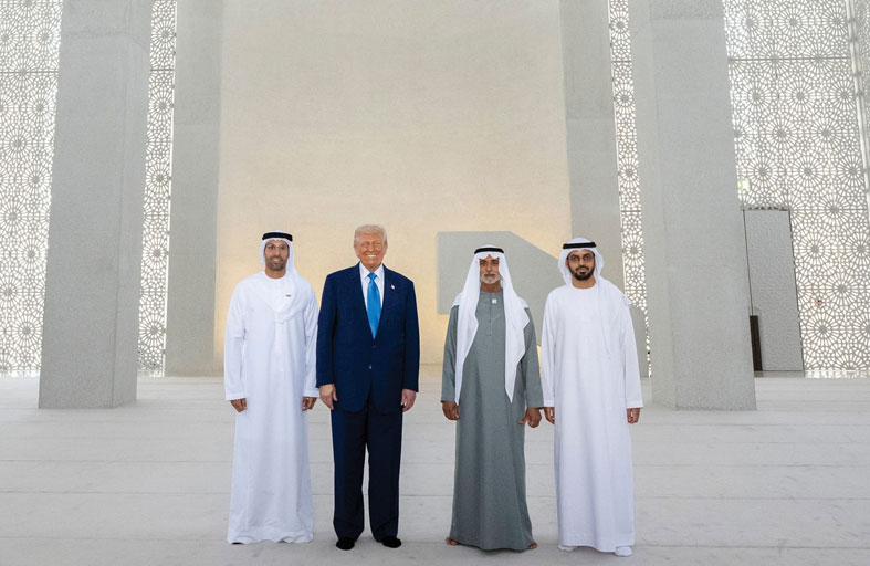 الرئيس الأمريكي يزور بيت العائلة الإبراهيمية في أبوظبي 