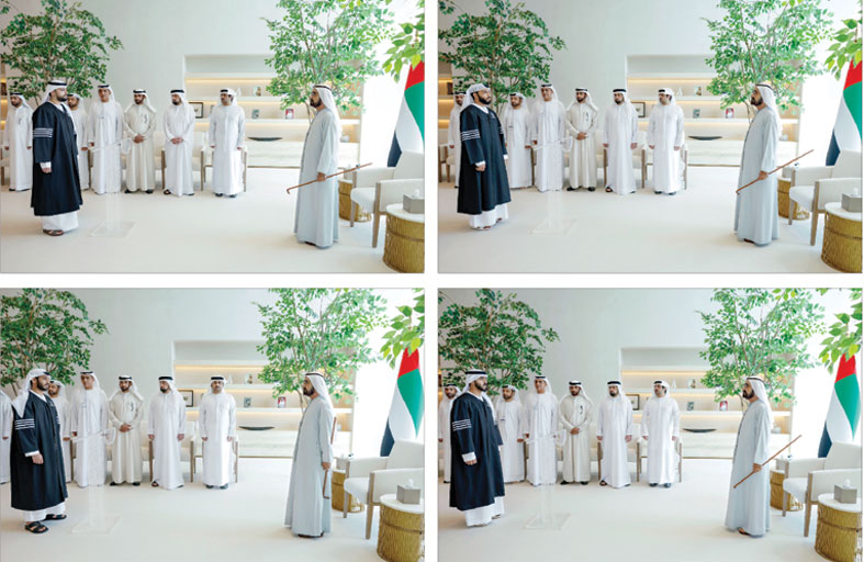 أمام محمد بن راشد.. 20 من أعضاء النيابة العامة الجُدد في دبي يؤدون اليمين القانونية 
