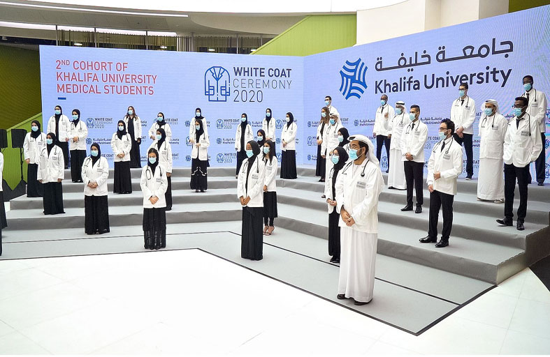 كلية الطب والعلوم الصحية في جامعة خليفة تستقبل الدفعة الثانية من طلابها