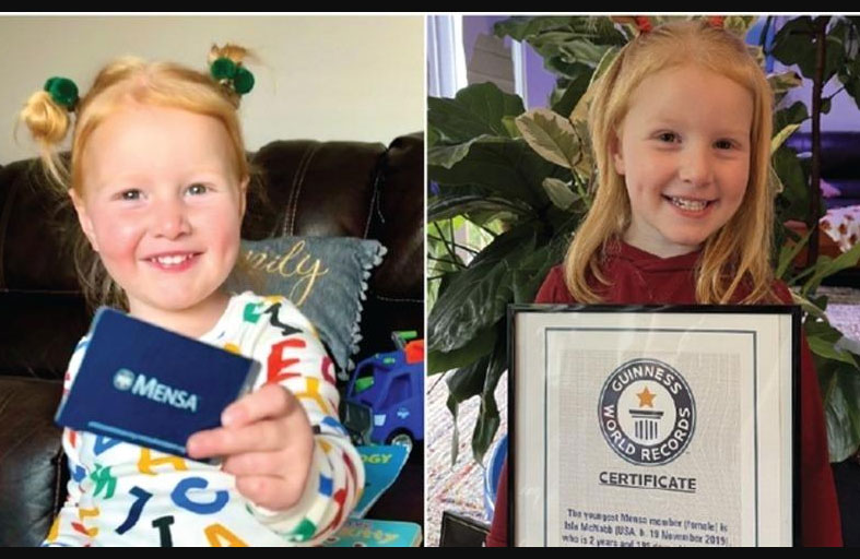 طفلة تدخل غينيس بذكائها الاستثنائي