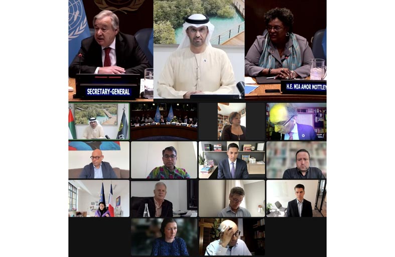 سلطان الجابر : رؤية الإمارات حول العمل المناخي تركز على كونه فرصة للنمو المستدام