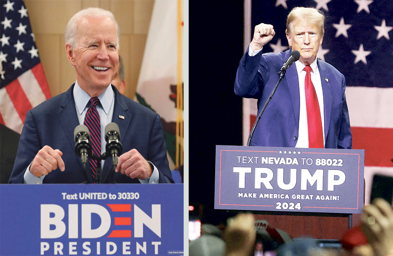 بايدن و ترامب يطلقان حملة انتخابية مسمومة 