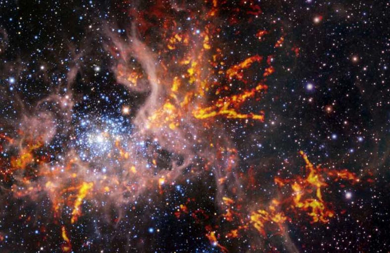 تفاصيل جديدة عن سديم الرتيلاء في الكون 