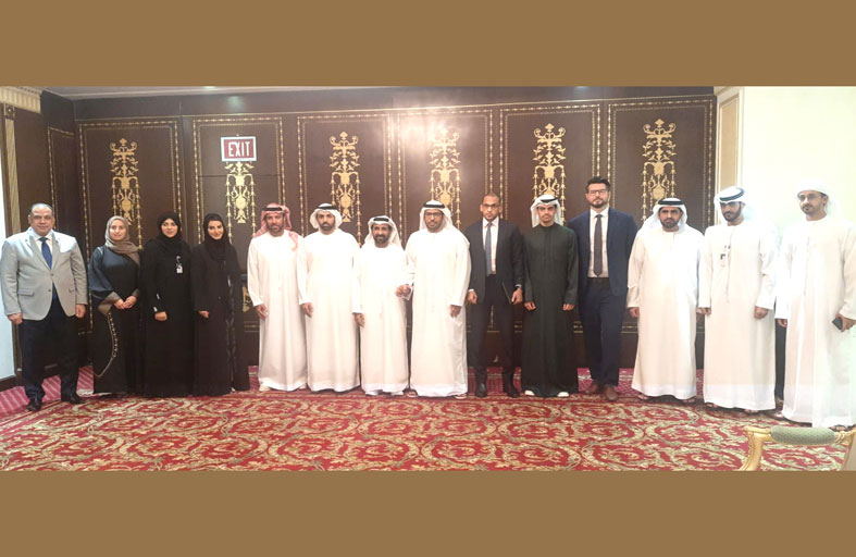  مسلم بن حم يستقبل وفداً من «غرفة أبوظبي برئاسة أحمد خليفة القبيسي»