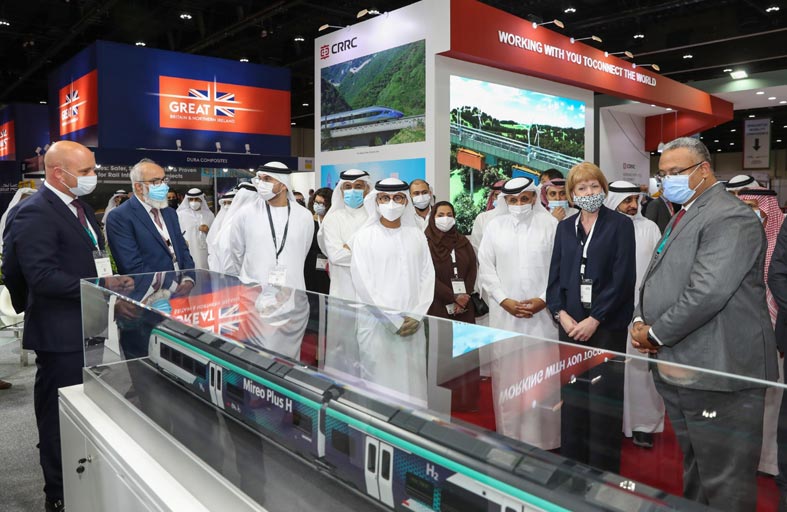 سهيل المزروعي يفتتح مؤتمر الشرق الأوسط للسكك الحديدية في دورته الـ 16