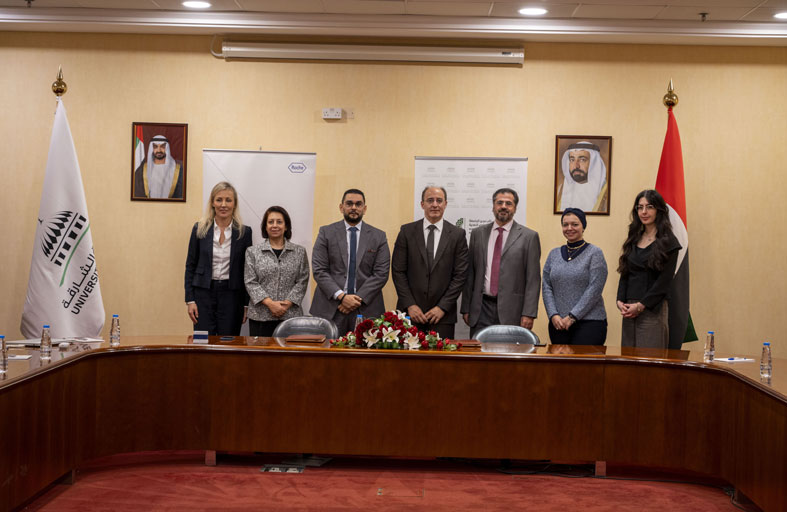 جامعة الشارقة توقع مذكرة تفاهم مع شركة روش بدبي لبناء مستقبل وظيفي مستدام في صناعة الأدوية