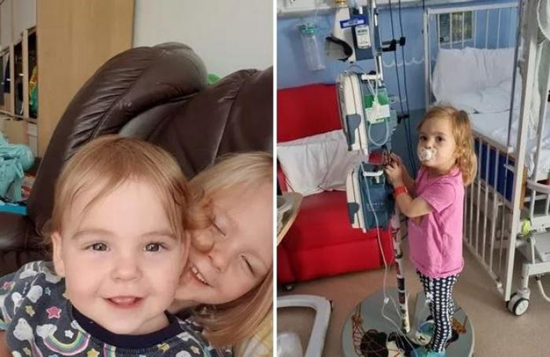 عناق بين أم وطفلتها يكشف إصابتها بمرض خطير