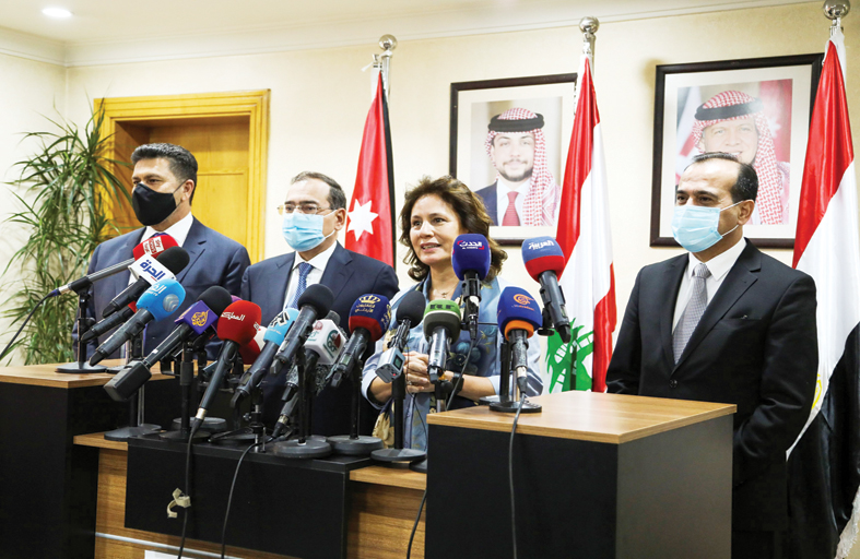 اتفاق رباعي لإيصال الغاز المصري إلى لبنان