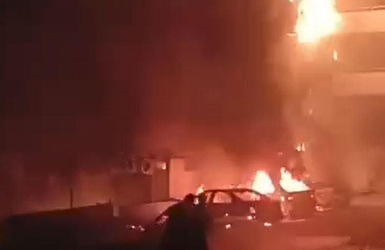 حريق يلتهم منتجعاً سياحياً 