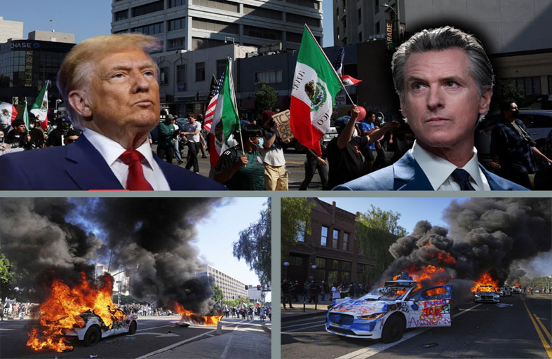 حربٌ مُعلنة بين كاليفورنيا الديمقراطية وإدارة ترامب 