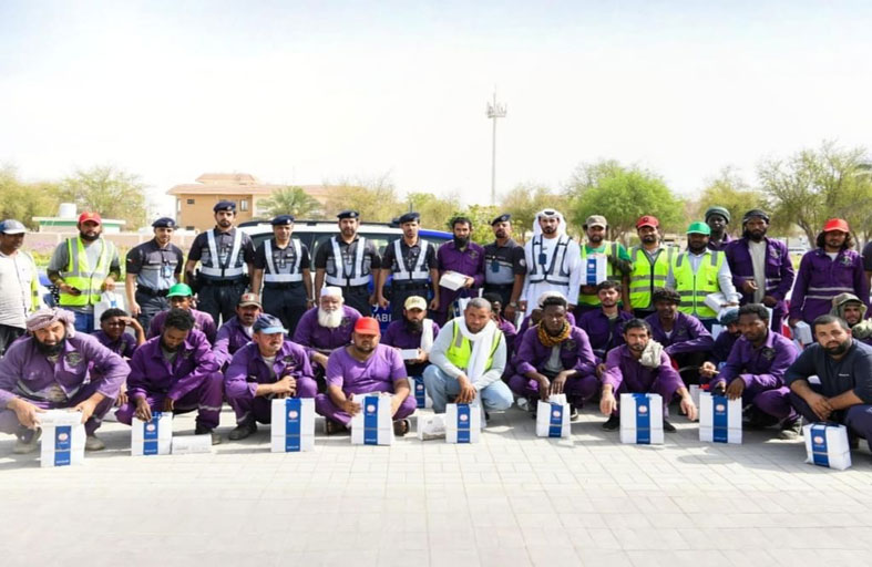 شرطة أبوظبي تنفذ مبادرة «معًا لظل آمن» لحماية العمال