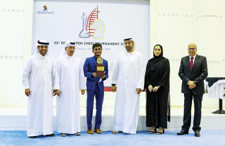 الهندي شيتامبارام يتوج بلقب «دبي المفتوحة للشطرنج»