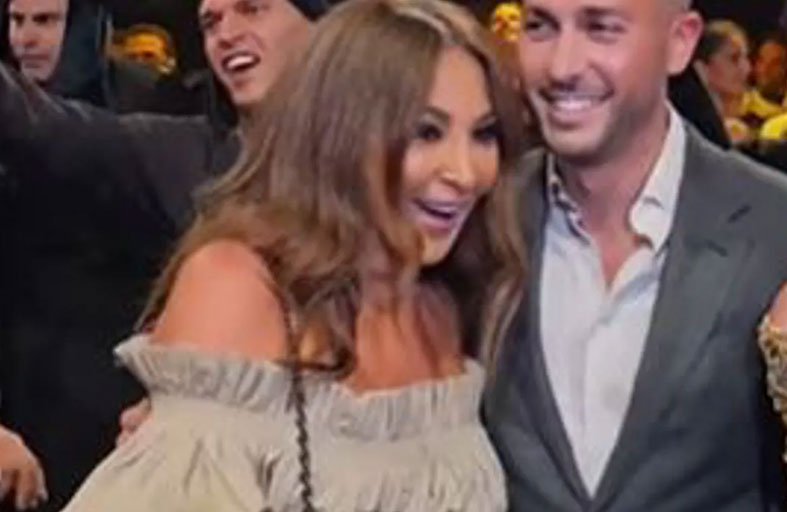 إليسا ترقص «الدبكة اللبنانية» في سهرة ما قبل زفاف سيليو صعب