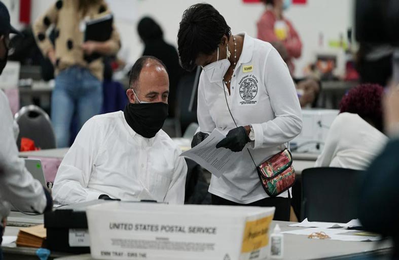 هذه نتائج فرز الأصوات في 4 ولايات حاسمة 