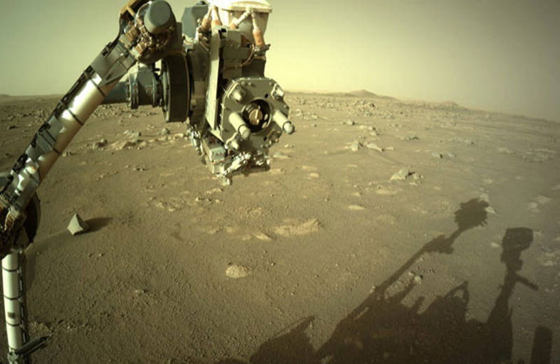 برسيفرنس ترسل العناصر التحليلية لصخور المريخ