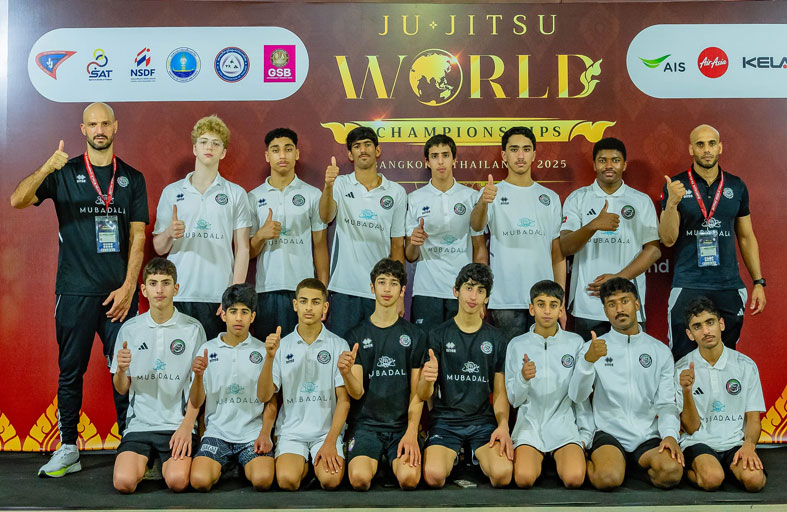 منتخب الناشئين يجتاز إجراءات الوزن الرسمية للمشاركة في بطولة العالم للجوجيتسو غدا بتايلاند