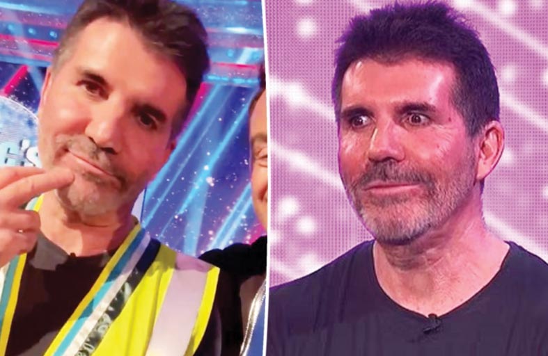 سايمون كويل يصدم الجمهور بوجه مخيف