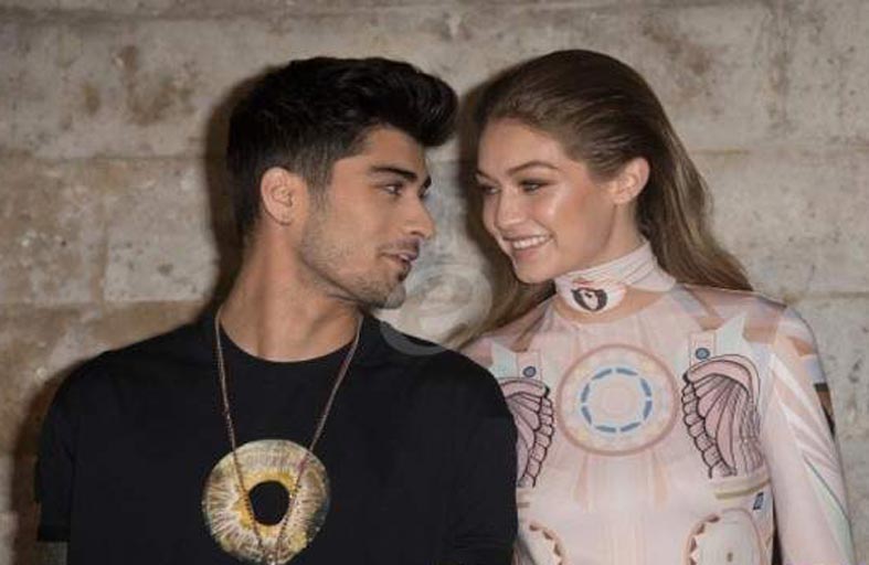 جيجي حديد تحتفل بعيد الأب مع زين مالك