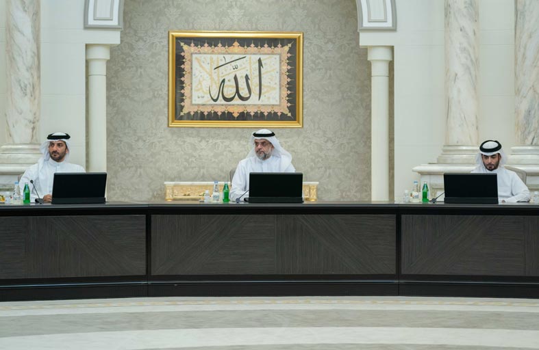 ولي عهد الشارقة يترأس اجتماع المجلس التنفيذي 