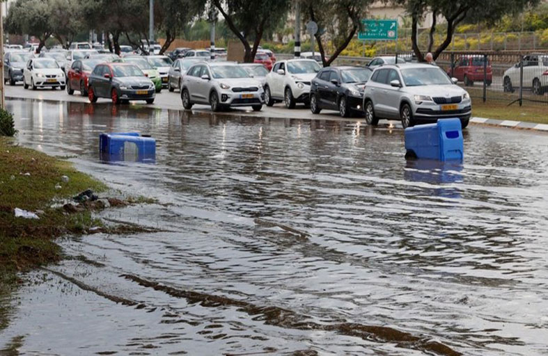   فقدان شخصين جراء فيضانات في إسرائيل 