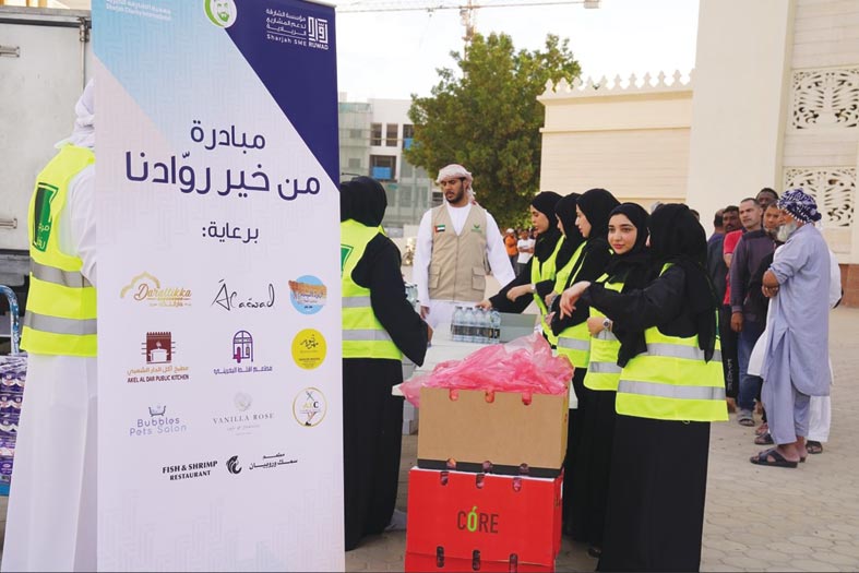 مبادرة «مِنْ خير رُوّادنا» توزع 13 ألف وجبة إفطار صائم