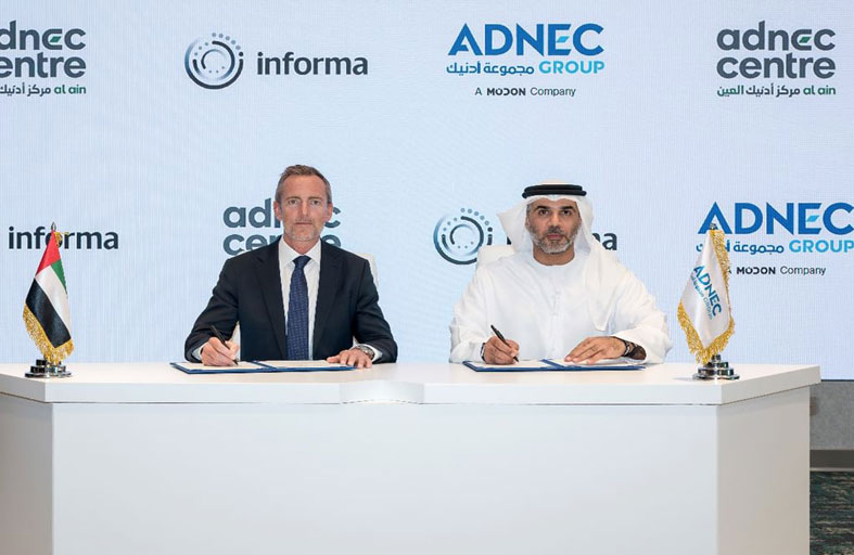 تفاهم بين أدنيك وإنفورما لتعزيز قطاع المعارض في العين
