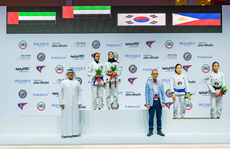 7 ميداليات ملونة للإمارات في انطلاق النسخة الثامنة من بطولة آسيا للجوجيتسو بأبوظبي 