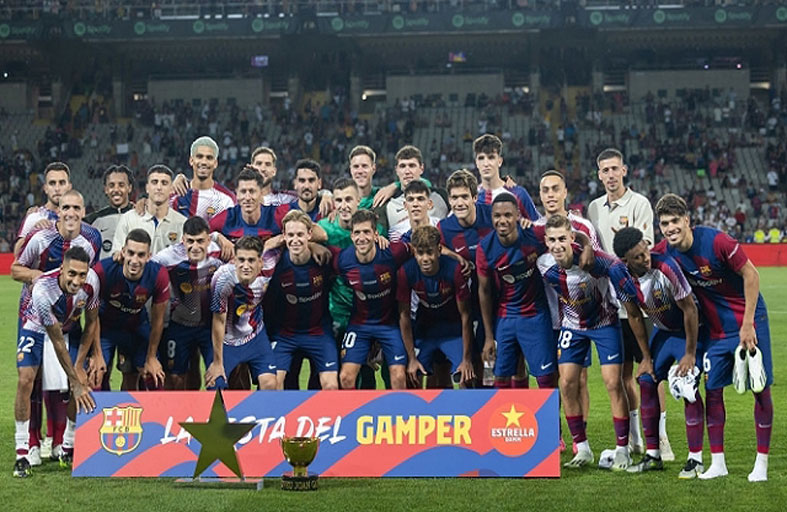 برشلونة يتفوّق على توتنهام وديّاً 