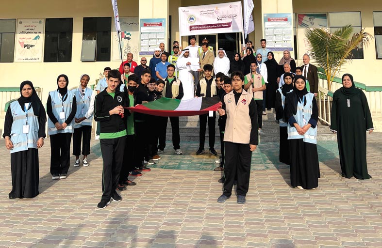 مسيرة طلابية لدعم مرضى السرطان من الأطفال