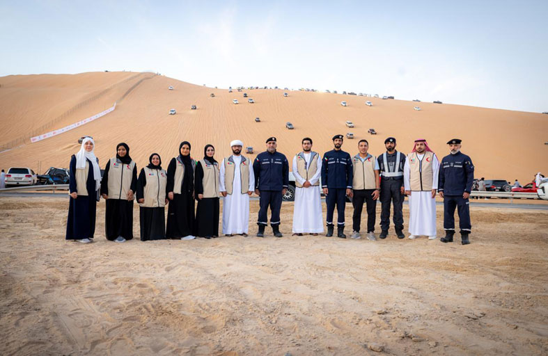 الهلال الأحمر يوزع 6 آلاف خوذة في مهرجان ليوا