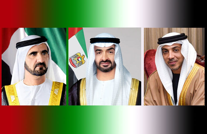 رئيس الدولة ونائباه يهنئون رئيسة ترينيداد وتوباغو ورئيس قيرغيزستان بذكرى استقلال بلديهما وملك ماليزيا بذكرى اليوم الوطني لبلاده 