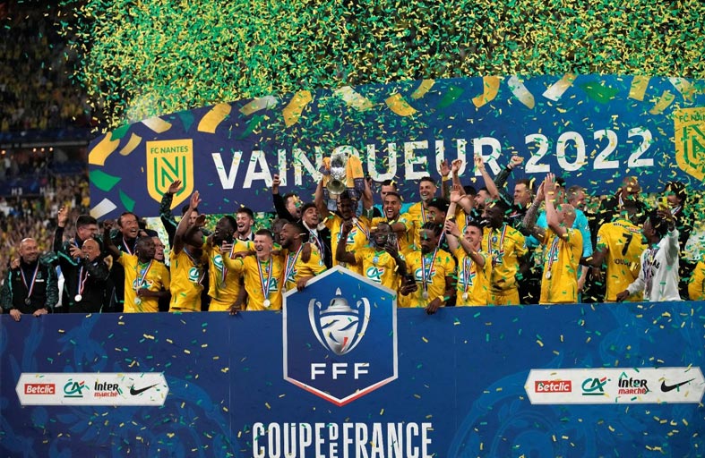 نانت يتوج بلقبه الرابع في كأس فرنسا لكرة القدم