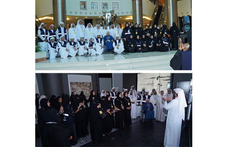 الأرشيف والمكتبة الوطنية يستقبل كبار المواطنين ويحتفي بهم