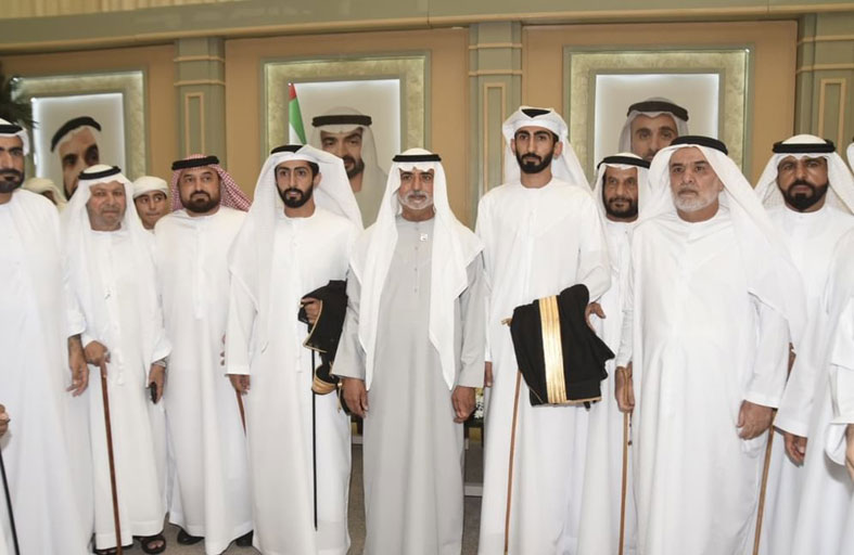 نهيان بن مبارك يحضر أفراح الشامسي في العين