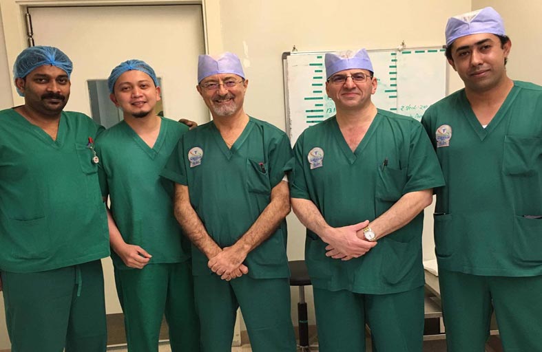 جراحة دقيقة لإزالة حصوات من كلية مريضة برازيلية في السعودي الألماني دبي