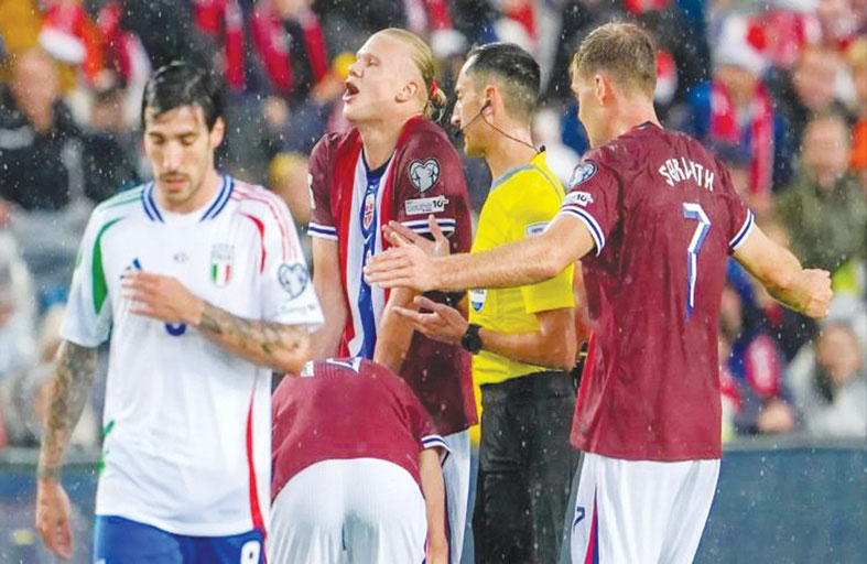 إيطاليا تسعى لتضميد جراحها بعد الهزيمة المذلة في أوسلو 