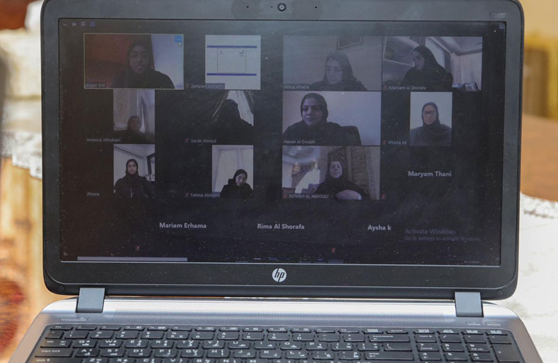 مجلس إدارة سيدات أعمال عجمان يعقد اجتماعه الثاني للعام الجاري عن بُعد