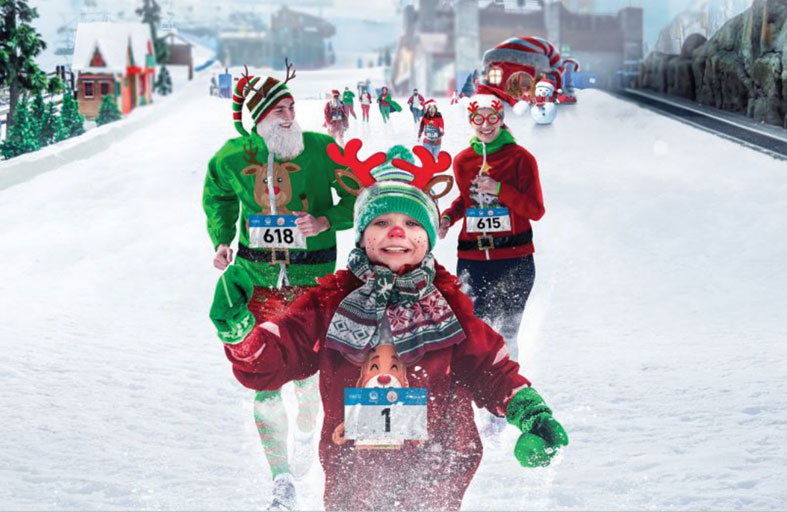سكي دبي يستضيف مهرجان سباق المرح الأول من نوعه في 10 ديسمبر
