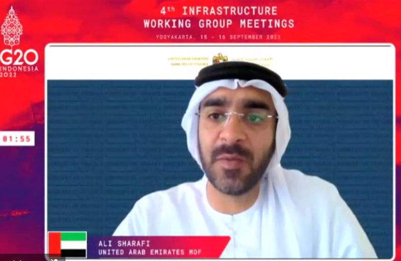 وزارة المالية تشارك في الاجتماع الرابع للعام 2022 لمجموعة عمل البنية التحتية 