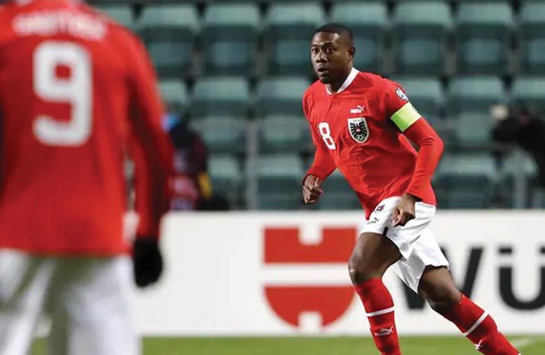 ألابا خارج تشكيلة النمسا 