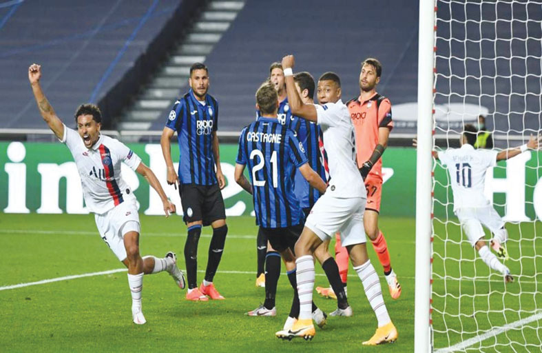 انتفاضة متأخرة تقود سان جيرمان لنصف نهائي أبطال أوروبا