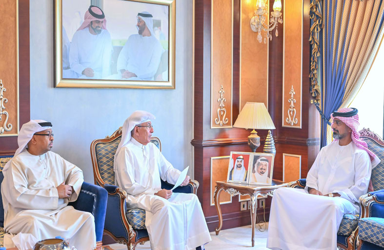 عمار بن حميد يستقبل رئيس اتحاد الإمارات للشطرنج .. ويطلع على مشروع نشر اللعبة بمدارس الدولة