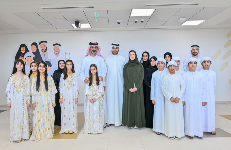 عمار بن حميد يفتتح مجمع زايد التعليمي بمنطقة الرقايب في عجمان