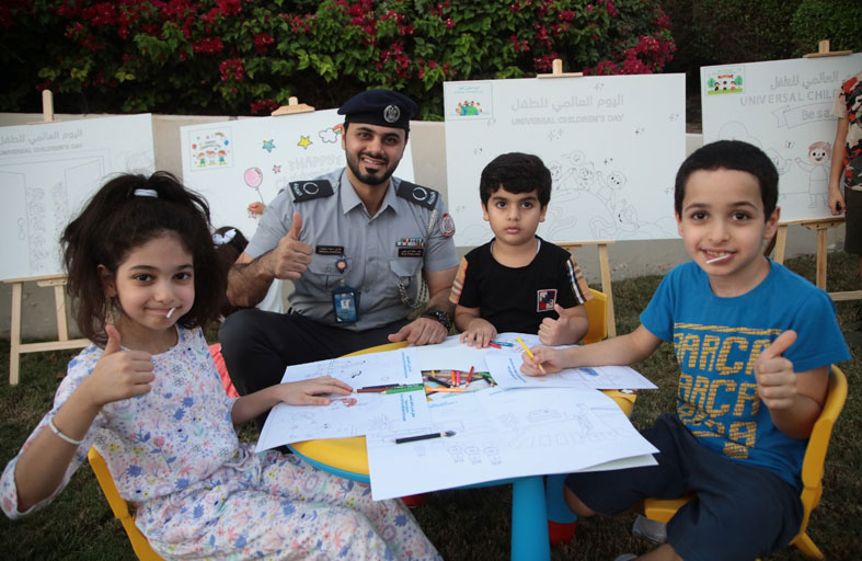 شرطة أبوظبي تشارك في فعالية اليوم العالمي للطفل
