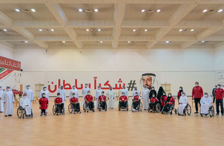 حاكم الشارقة يستقبل بعثة منتخب الدولة المشاركة في الألعاب البارالمبية بطوكيو