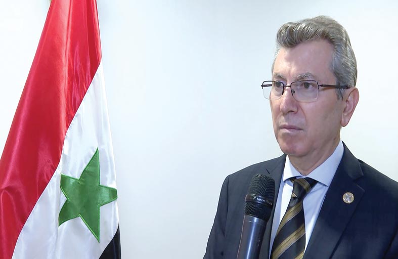 مشيدا بزيارة عبدالله بن زايد ..السفير السوري : نقدر عاليا استجابة الإمارات الفورية لاغاثة متضرري الزلزال