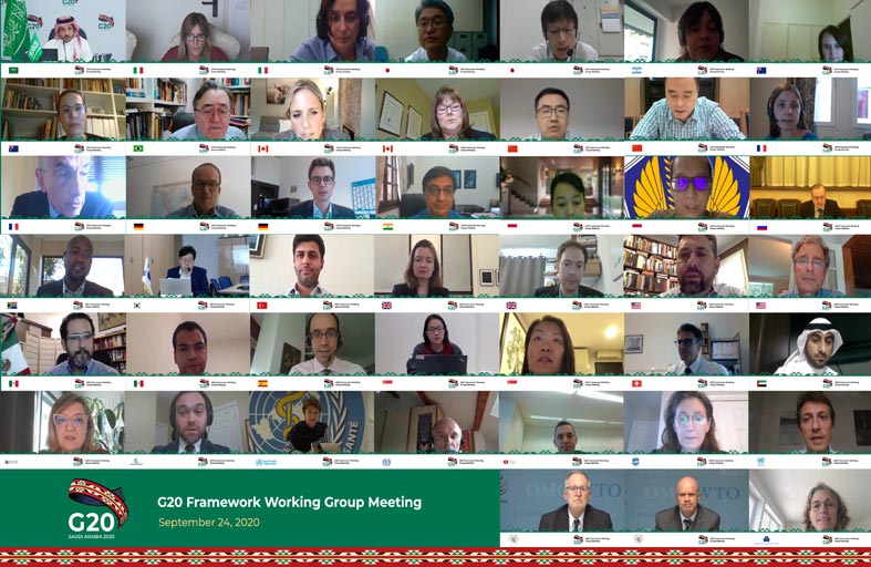 وزارة المالية تشارك في الاجتماع الخامس لمجموعة عمل الإطار ضمن المسار المالي لمجموعة العشرين